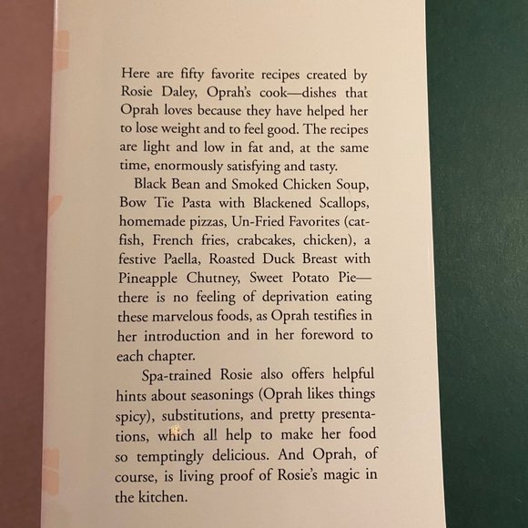 Oprah's Favorite Recipes Cookbook - Picture 4 of 4